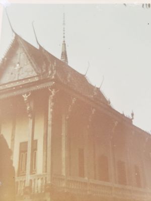 20230426_A421_Wat 01
Buddist Temple "Wat" within the Ba Xoai perimeter on the East side of Hill 58 amidst the CIDG family "hooches". An NVA sapper penetrated the perimeter and took refuge in the temple; He was KIA on the temple balcony (white railing) by CIDG troops the morning of 1 April 1970 after a 48 man NVA Sapper company assaulted the camp.
Keywords: A421 Ba Xoai Buddist Temple (WAT);NVA;sapper attack